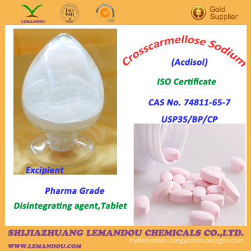 Crosscarmellose Sodium,ISO Certificate,Disintegrating Agent,Tablet